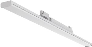 Pragmalux LED 3-Fase Railarmatuur Arda 115x6,5cm Linear Opaal 48W 3000K 4657-6575lm 120 wit incl. driver Dip Switch