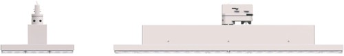 Pragmalux LED 3-Fase Railarmatuur Arda 56x19cm Paneel Lens 50-70W 3000K 7279-10191lm 60 wit incl. driver Dip Switch-3
