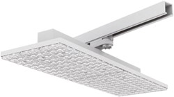 Pragmalux LED 3-Fase Railarmatuur Arda 56x19cm Paneel Lens 50-70W 3000K 7279-10191lm 30 wit incl. driver Dip Switch