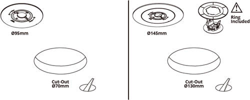 Pragmalux DOT PLUS inbouw Noodverlichting 2,4W 280-330lm 1uur Zelftest wit-10