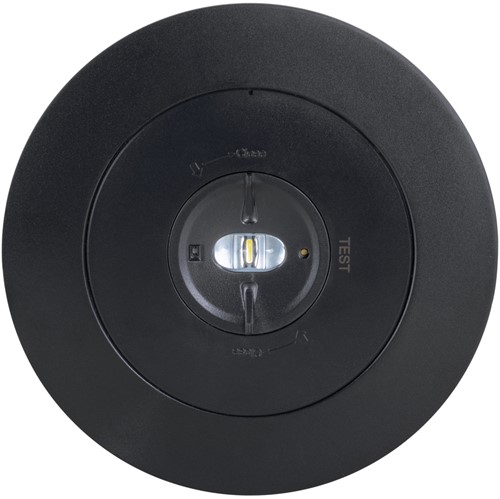Pragmalux DOT PLUS inbouw Noodverlichting 2,4W 280-330lm 1uur Zelftest zwart-6