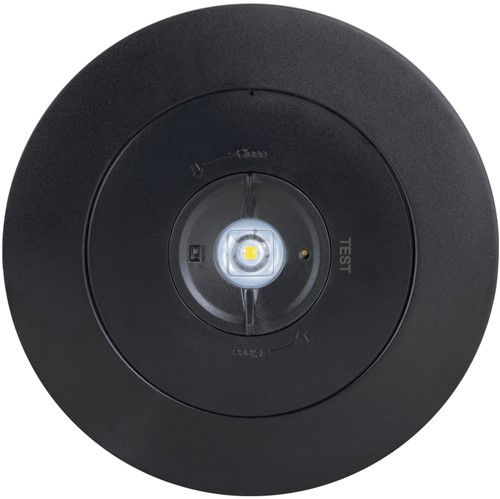 Pragmalux DOT PLUS inbouw Noodverlichting 2,4W 280-330lm 1uur Zelftest zwart-7