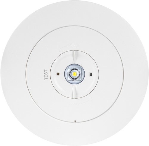 Pragmalux DOT PLUS inbouw Noodverlichting 2,4W 280-330lm 1uur Zelftest wit-2