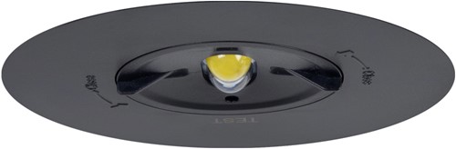 Pragmalux DOT PLUS inbouw Noodverlichting 2,4W 280-330lm 1uur Zelftest zwart-9