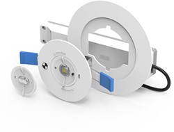 Pragmalux DOT PLUS inbouw Noodverlichting 2,4W 280-330lm 1uur Zelftest wit