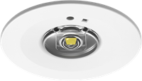 Pragmalux DOT Inbouw Noodverlichting 1W 120-130lm LifePO4 1uur Zelftest Wit
