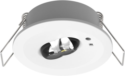 Pragmalux DOT Inbouw Noodverlichting 1W 120-130lm LifePO4 1uur Zelftest Wit-4