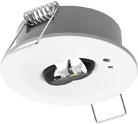 Pragmalux DOT Inbouw Noodverlichting 1W 120-130lm LifePO4 1uur Zelftest Wit-6