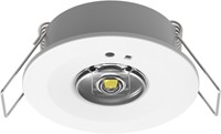 Pragmalux DOT Inbouw Noodverlichting 1W 120-130lm LifePO4 1uur Zelftest Wit-9