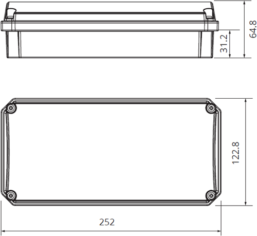 Pragmalux Norma vluchtroute noodarmatuur zelf test 3,5W 150lm IP66 IK10 opbouw, continu, niet continu, ISO 7010 en NEN-EN 1838. Zichtbaar 20 meter. Nood bedrijf LiFePO4 1h zwart-6