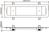 Pragmalux PICTO Inbouwframe Zwart-1