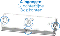 Pragmalux PICTO Opbouw Noodverlichting IP65 3W 150lm 20m LifePO4 1uur Wit Zelftest -6