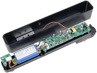 Pragmalux Notra track noodverlichting 4.8W 250lm 6500K LiFePO4 6.4V 1500mAh 1uur zelf en manuele test 2-in-1 zwart RAL9005-4