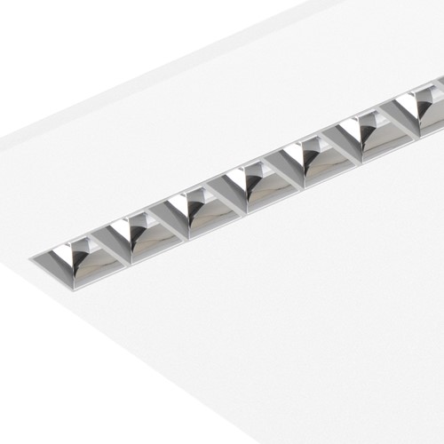 Pragmalux LED Opbouwarmatuur Optic hoogglans reflector 30x120cm 26-36W 3600-4800lm 3000K-3500K-4000K 3CCT CRI>90 UGR<16 wit RAL9003 + Philips driver-1