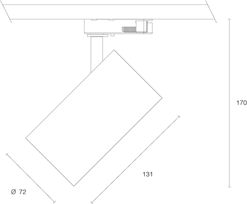Pragmalux LED 3-Fase Railspot Piccolo 15W 3000K CRI>90 33D 1440lm Wit - Fase Dimbaar-1
