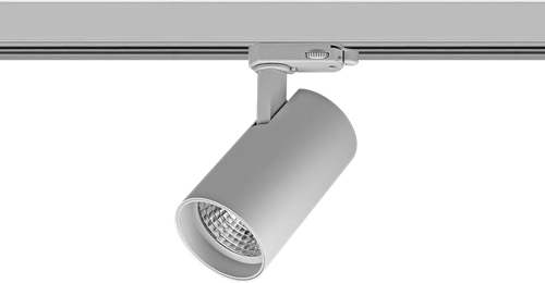 Pragmalux LED 3-Fase Railspot Piccolo 15W 4000K CRI>90 33D 1561lm Grijs - Fase Dimbaar