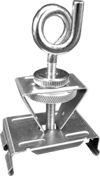 Pragmalux PRX-Line verstelbare bevestigingsbeugel met een varkensstaartje t.b.v. kettingophanging excl. Ketting