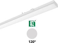 Pragmalux PRX Retroline LED-module HO ETAP E3-T8 75-22W 11850-3475lm 6500K 120D opaal +noodmodule 1uur zelftest