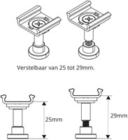 Pragmalux Re-light accessoire verstelbare magnetische beugelset-1