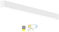 Pragmalux Skyline 1,5m 12,5-44W 1750-6400lm 2CCT 3000-4000K opaal wit RAL9016