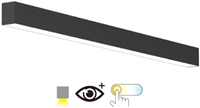 Pragmalux Skyline 1,2m 12,5-36W 1500-4550lm 2CCT 3000-4000K prisma zwart RAL9005