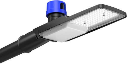 Pragmalux LED Straatverlichting Strada 40W 4000K 5800lm 55x145D 60mm Spigot Photocell incl. 6m kabel