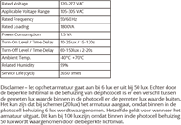Pragmalux LED Straatverlichting Strada 55W 4000K 7900m 55x145D 60mm Spigot Photocell incl. 6m kabel-7
