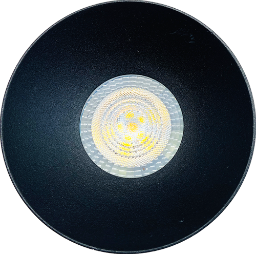 Pragmalux Inbouwspot Vita Rond Zwart - Incl. GU10 Fitting-1