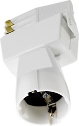 PRX 1-fase Schuko adapter wit