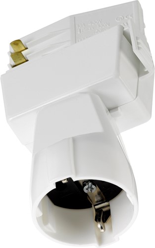 PRX 1-fase Schuko adapter wit