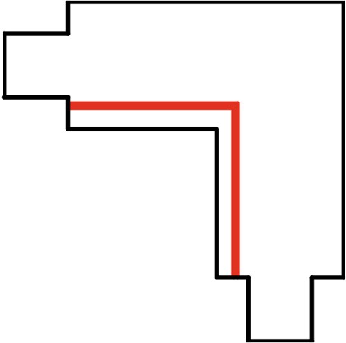 PRX 3-Fase DALI Rail 90° Bocht Links aarde buitenzijde Wit-1