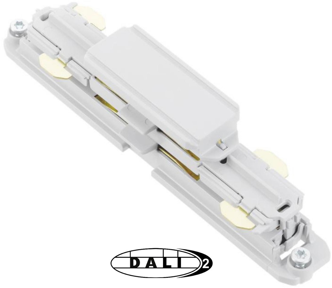 PRX 3-faset DALI skinne-elektrisk koblingsstykke hvidt