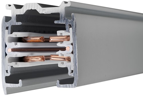 PRX 3-Fase DALI Rail 2M Vierkant Grijs 230V/400V 16A-1