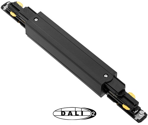 PRX 3-Fase DALI Rail Middenvoeding Zwart