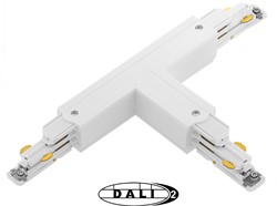 PRX 3-Fase DALI Rail T-Koppelstuk Wit Links Type 2