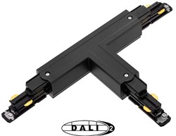 PRX 3-Fase DALI Rail T-Koppelstuk Zwart Links Type 2