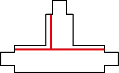PRX 3-Fase DALI Rail T-Koppelstuk Grijs Links Type 2-1