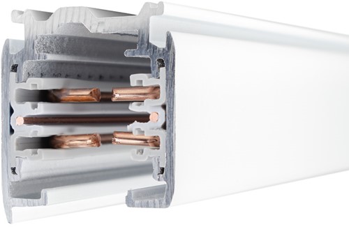 PRX 3-Fase DALI Rail 1M Vierkant Wit 230V/400V 16A-1