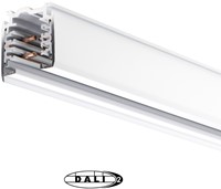 PRX 3-Fase DALI Rail 1M Vierkant Wit 230V/400V 16A