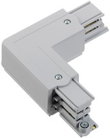 PRX 3-Fase Rail 90° Bocht Buiten Grijs