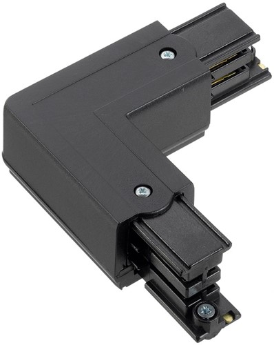 PRX 3-Fase Rail 90° Bocht Buiten Zwart