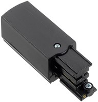 PRX 3-Fase Rail Aansluitstuk Zwart Links