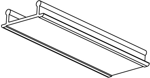 PRX 3-Fase Rail Afdekplaat 2M Zwart-1