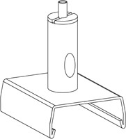 PRX 3-Fase Rail beugel en snelspanner wit (excl. Staalkabel)