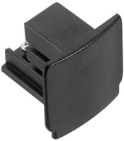 PRX 3-Fase Rail Eindkap Zwart