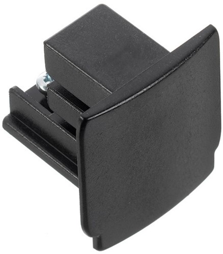 PRX 3-Fase Rail Eindkap Zwart