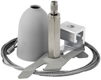 PRX 3-Fase Rail Ophangset Verstelbaar 6M incl. Kap Grijs