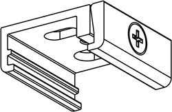 PRX 3-Fase Rail Plafond Montagebeugel Wit