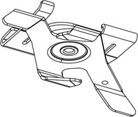 PRX 3-Fase Rail Systeemplafond beugel Zwart-1