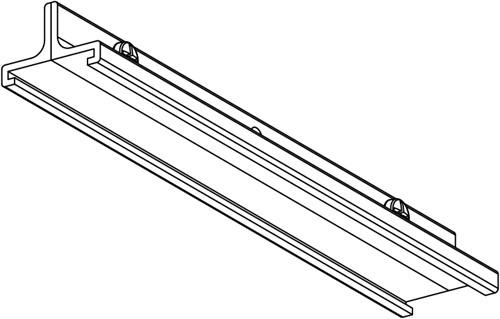 PRX 3-Fase Rail Verstevigingsplaat 182mm Wit-1